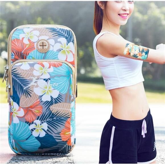 Sports Arm Bag, Universal Unisex Armbands Exercise Workout Running Gym Armbands - Picture 6 of 7